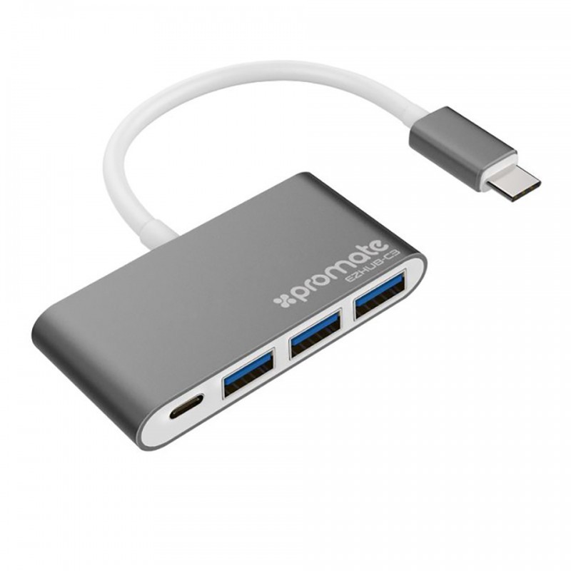 Bộ Hub chuyển đổi Promate Type-C sang USB 3.0 / Type-C / SD / MicroSD Đa Năng cho Surface