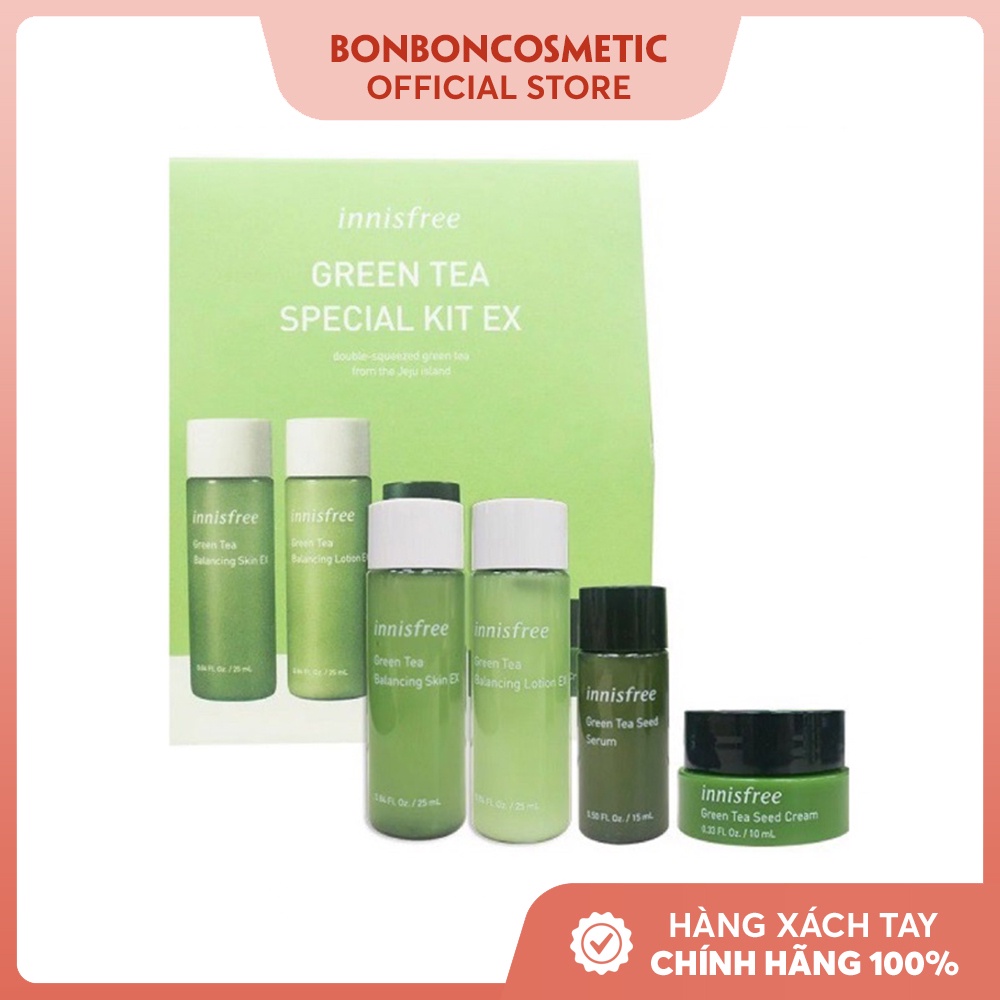 Kit trà xanh INNISFREE Green Tea Special