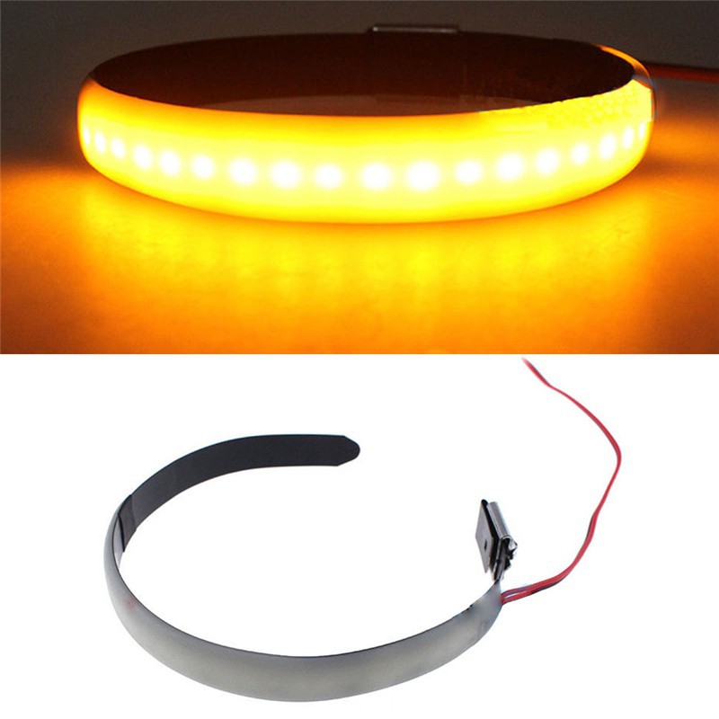 Dải đèn LED tín hiệu xi nhan màu hổ phách cho xe máy