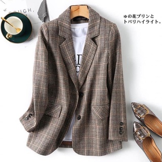 Áo Blazer kẻ caro