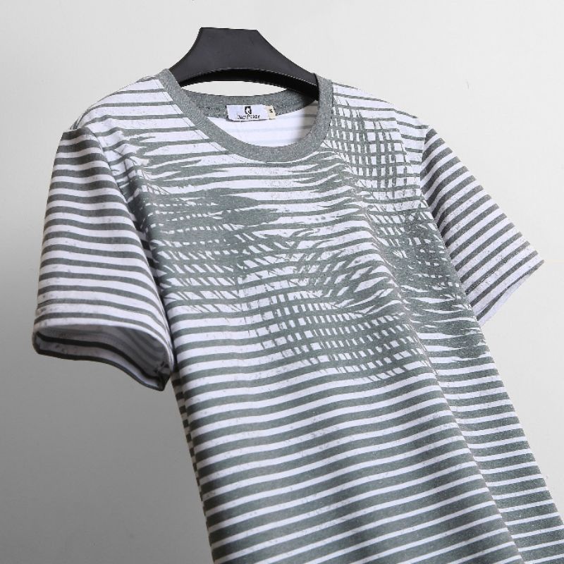 Áo Thun Nam Cổ Tròn Vải 100 cotton Mịn Mát .Hình In Sắc Nét Phong Cách AT Mới