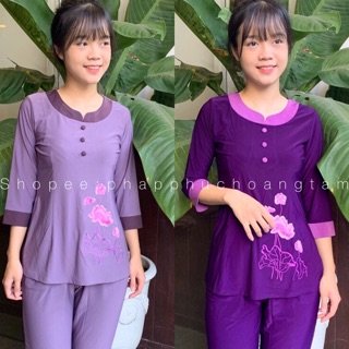 Quần áo đi chùa # thun phối