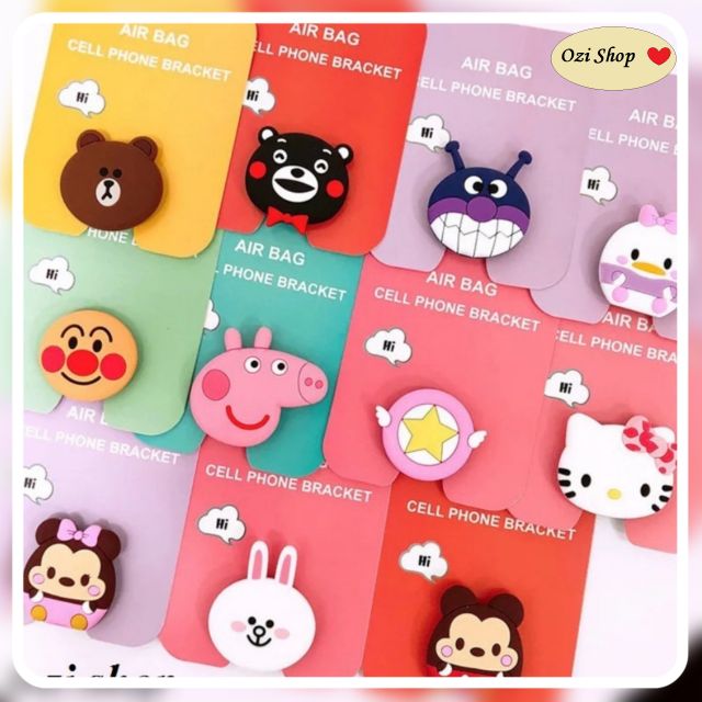 Giá đỡ silicon đa năng, iring hình thú ( 21 Mẫu ) - Full Hình #3