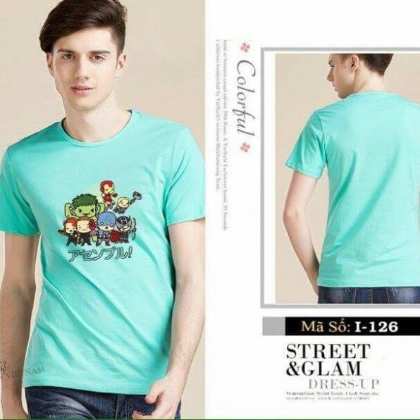 Áo Thun Teen In Hình Siêu Nhân Unisex