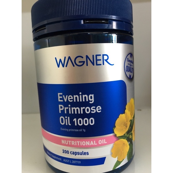 Tinh dầu hoa anh thảo WAGNER - Evening Primrose Oil 1000 (200 viên)