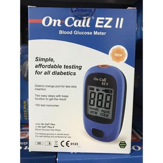 [Free ship] Máy Đo Đường Huyết Acon OnCall Ez II (Bảo hành trọn đời) (25 que thử) Y TẾ NGUYỆT ANH