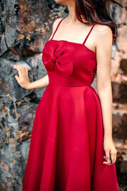 Đầm xoè 2 dây