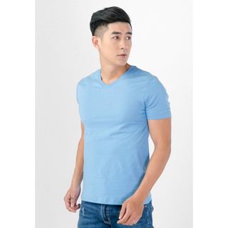 Áo Thun Nam Cổ Tim Nhật Bản - Màu Pastel