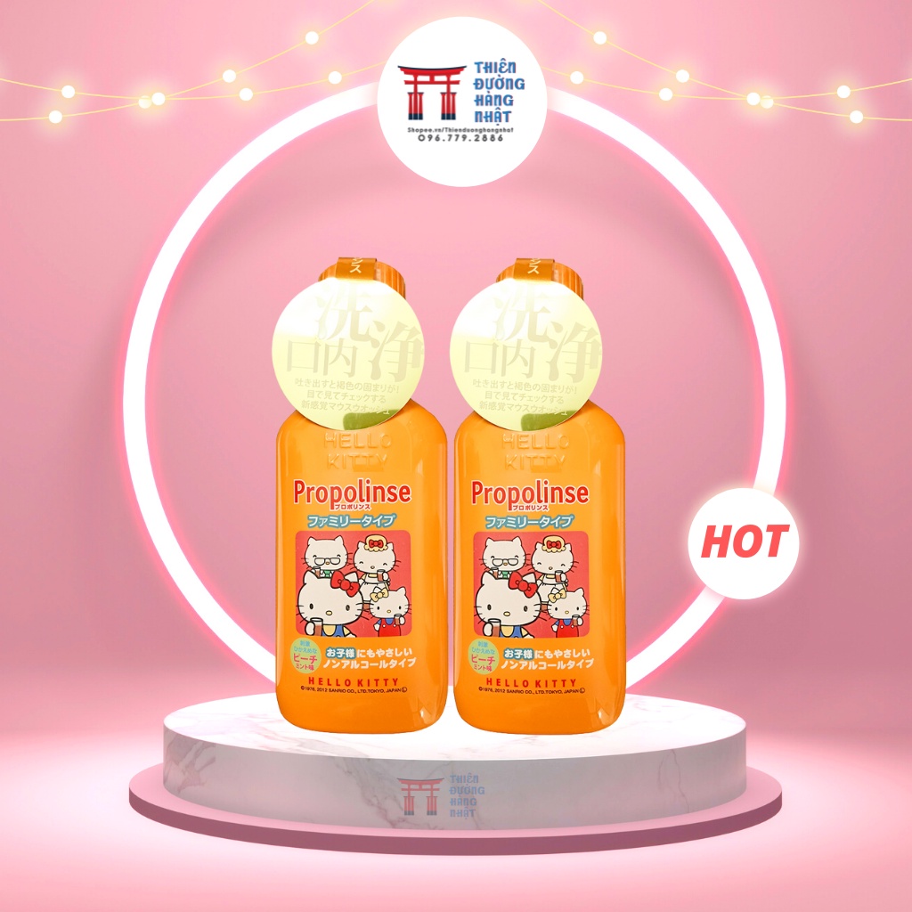 Nước súc miệng Propolinse Hello Kitty cho Trẻ em