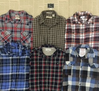 SƠ MI FLANNEL SI SIZE L (Nhắn shop để chọn mẫu)