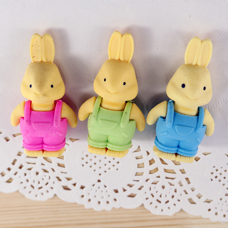 Gôm tẩy bút chì học sinh hình thỏ cute siêu sạch dễ thương giá rẻ cho bé NATO GT07