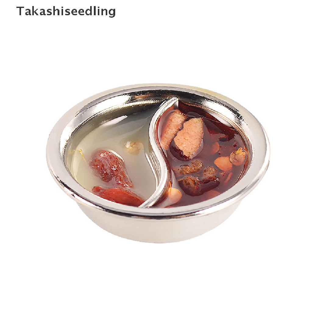 Mô Hình Nồi Lẩu 2 Trong 1 Tỉ Lệ 1 / 12 Trang Trí Nhà Búp Bê