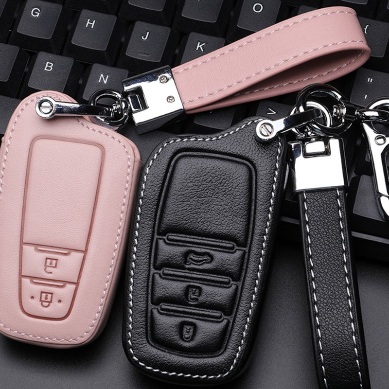Bao Da Bảo Vệ Chìa Khóa Điều Khiển Từ Xa Cho Xe Hơi C-HR CHR Camry