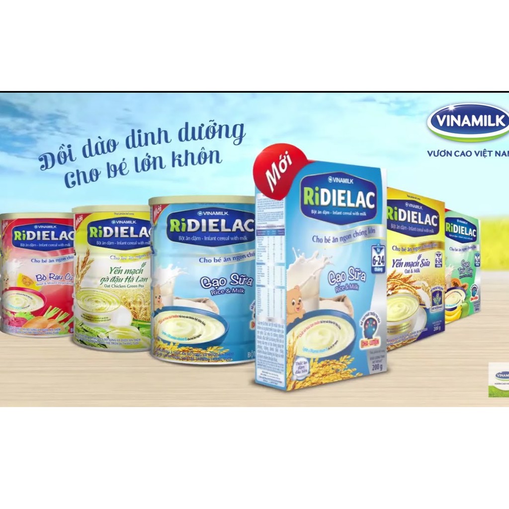 Bột ăn Dặm Ridielac Vinamilk Cho bé