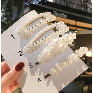 Sét 4 Kẹp Tóc Đính Đá Hàn Quốc