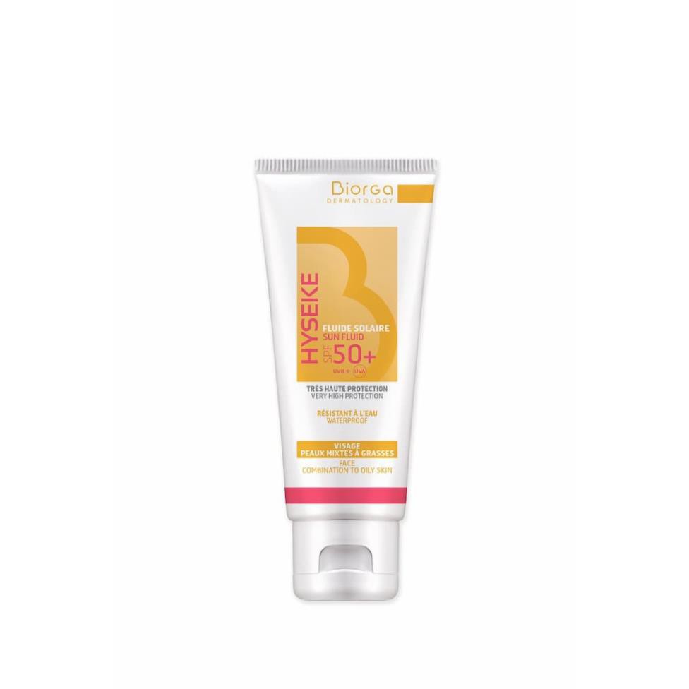 Kem chống nắng Biorga Hyseke dạng lỏng cho da hỗn hợp đến da dầu SPF 50+