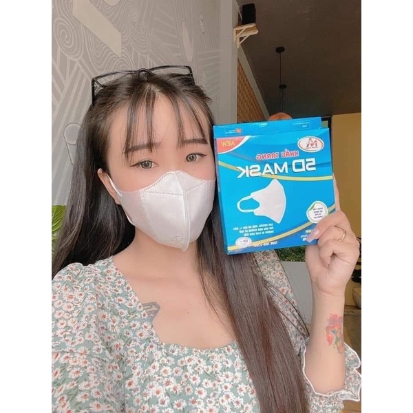 (10 cái) Khẩu Trang 5D Mask Nam Anh Famapro Quai Thun