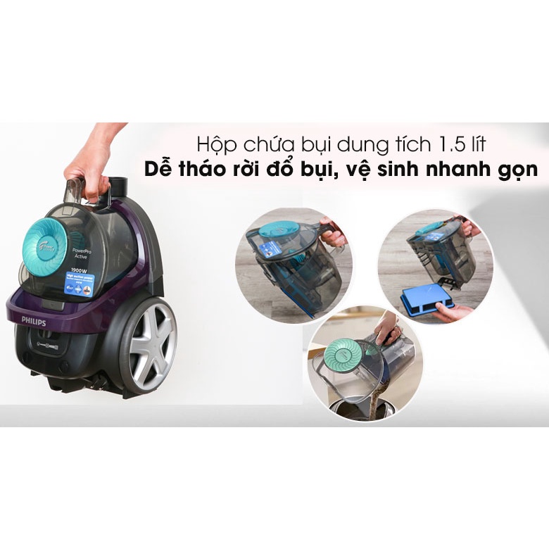 FC9571 - Máy hút bụi Philips FC9571 1900W - Hàng chính hãng - Smart House