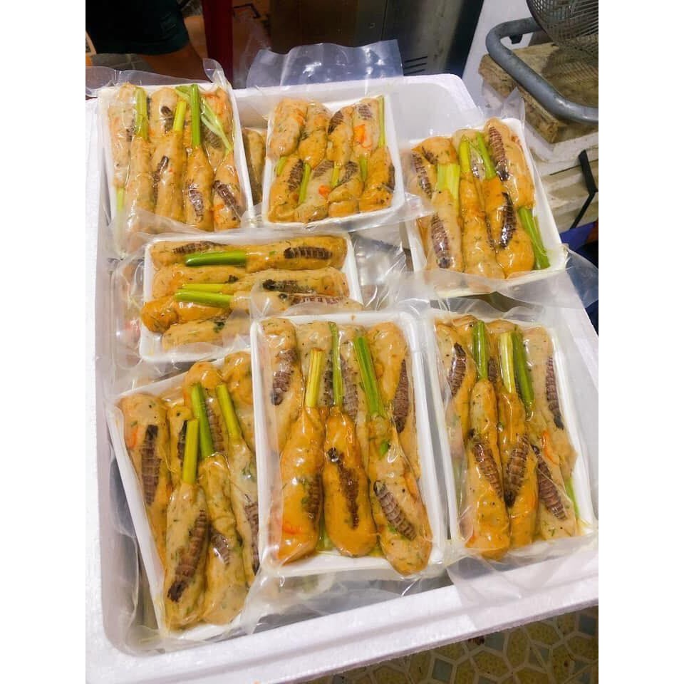 chả bề cuộn xả khay 500g