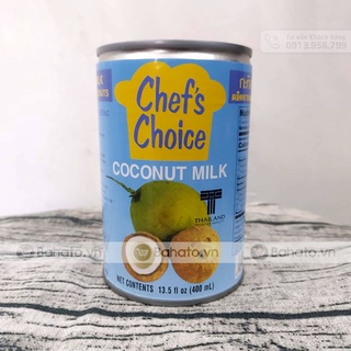 Nước cốt dừa Chef's Choice Thái Lan lon 400ml