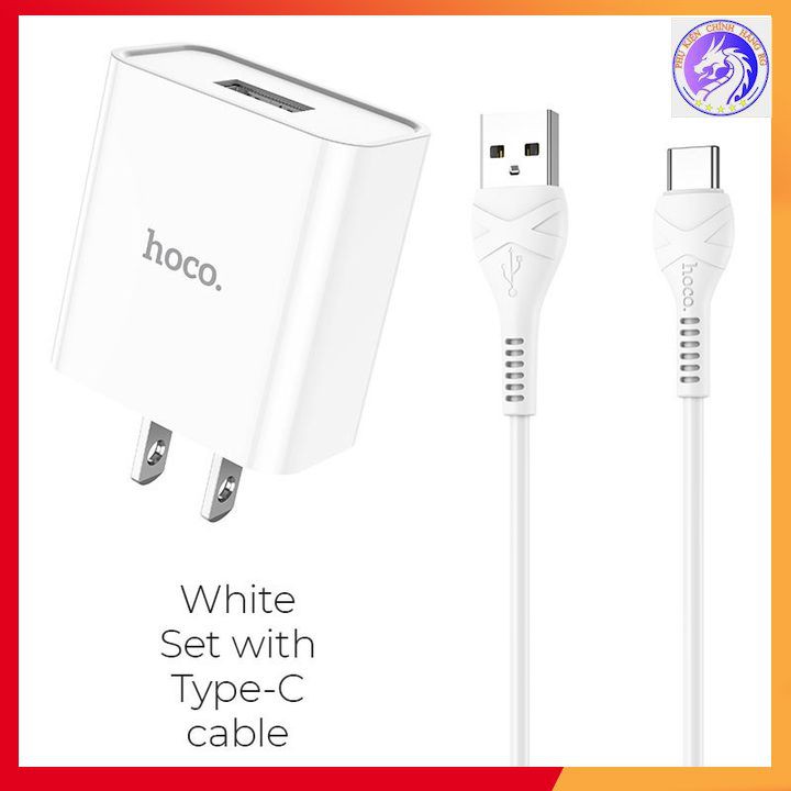 Bộ Sạc 1 Cổng 2.1A Chính Hãng Hoco C81 - Hàng Chính Hãng - Bảo Hành 12 Tháng