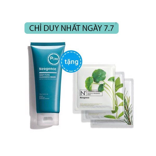 [Mã FMCGMALL -8% đơn 250K] Mặt nạ bùn Neogence làm sạch sâu 100g/ tuýp và 15ml/ tuýp