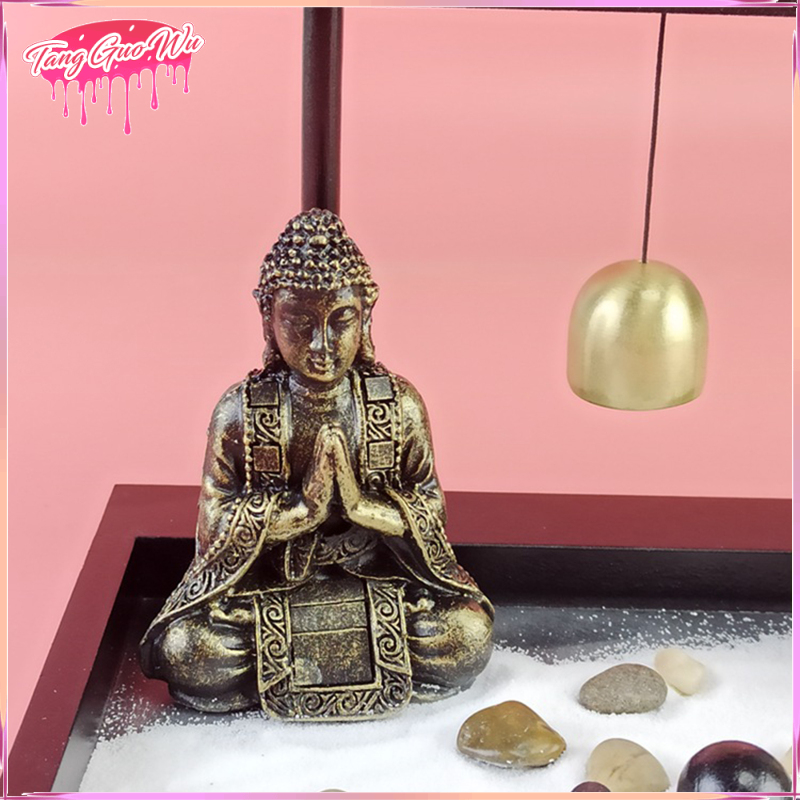 Hộp Cát Thư Giãn Phong Cách Phật Giáo Rock Rake Zen Garden
