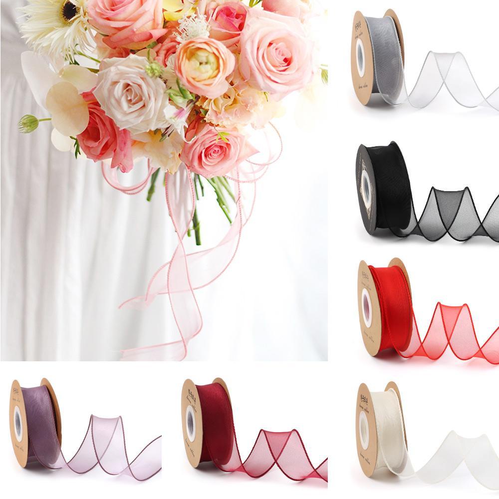 FOREVER Bó Hoa Lụa 10Yards Gợn Sóng Trang Trí Tiệc Cưới