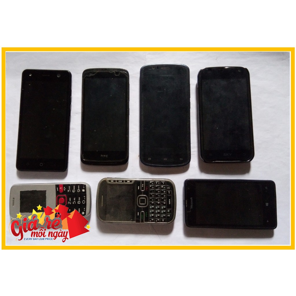 Điện Thoại Nokia, Archos HTC Cục gạch xác các loại Nguyên Bản Nguyên Zin máy cho ae thợ lấy linh kiện