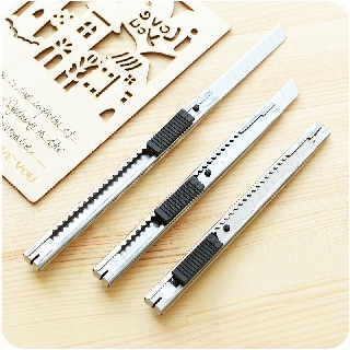 Dao Dọc Giấy Vỏ Inox Tiện Dụng (lẻ 1 cái)