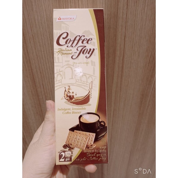 BÁNH QUY CAFE HẢO HẠNG COFFEEJOY 90G