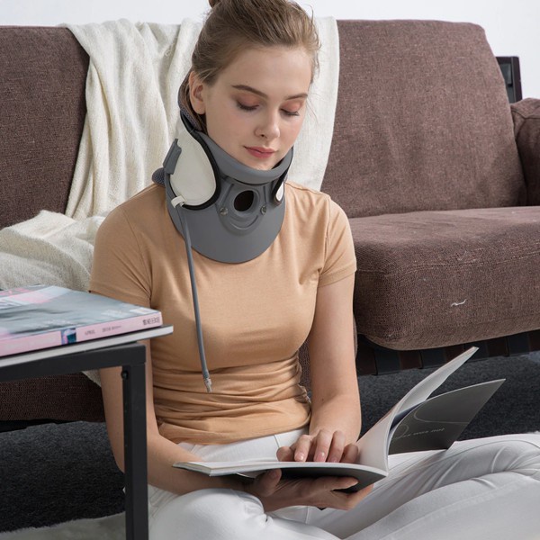 Đai Hơi Cổ, Đai Hơi Kéo Dãn Cổ, Nẹp Cổ, Cố Định Cổ, Đai Định Hình Cổ, Đai Kéo Dãn Cột Sống Cổ LEAMAI