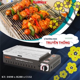BẾP NƯỚNG GAS hông ngoại Namilux GM-2120PS chính hãng