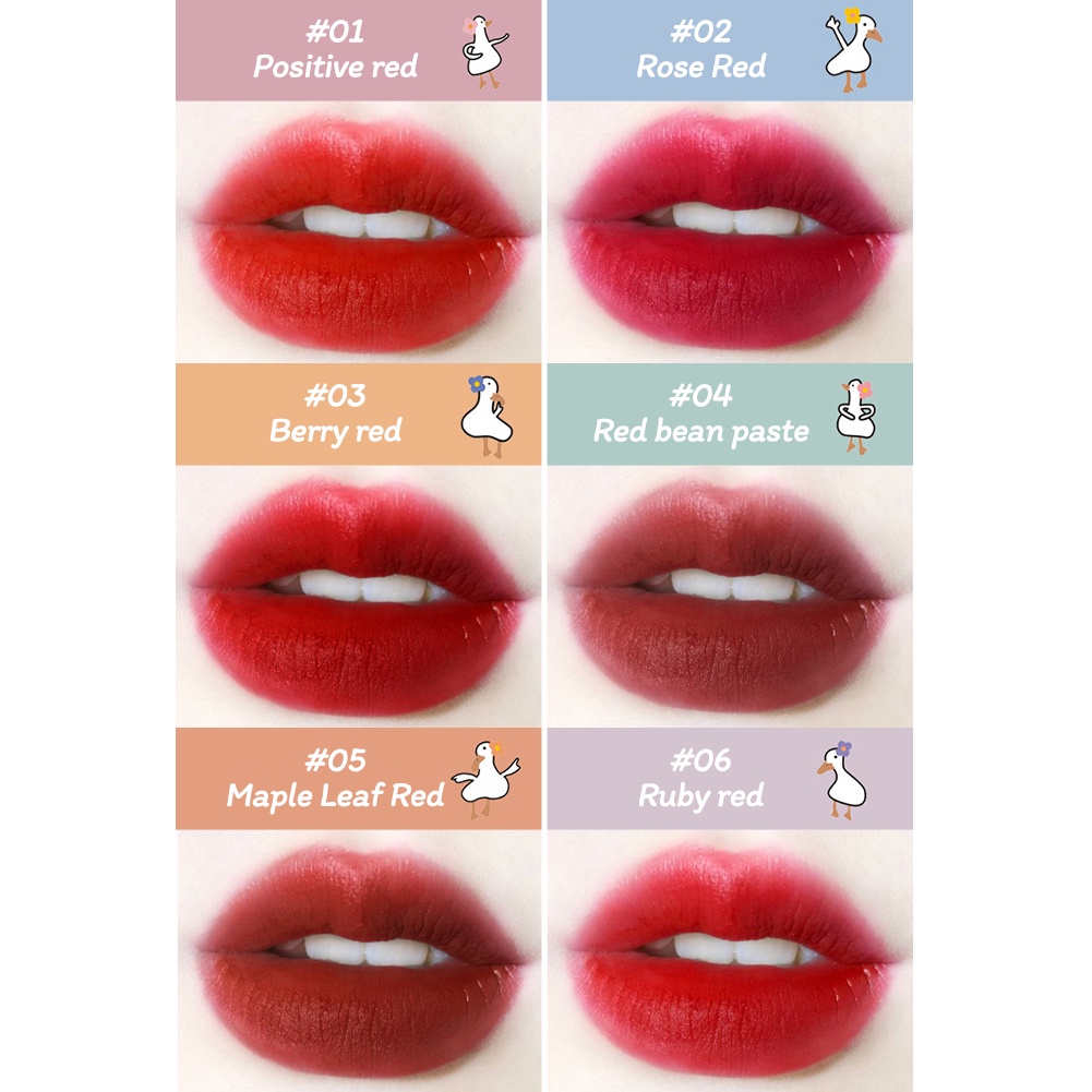 (Hàng Mới Về) Son Môi Gecomo 6 Màu Tùy Chọn Lâu Trôi Chống Thấm Nước Không Dính | BigBuy360 - bigbuy360.vn