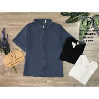 Bigsize Nữ - Sơ Mi Tay Lật Lai (MS: 9345)