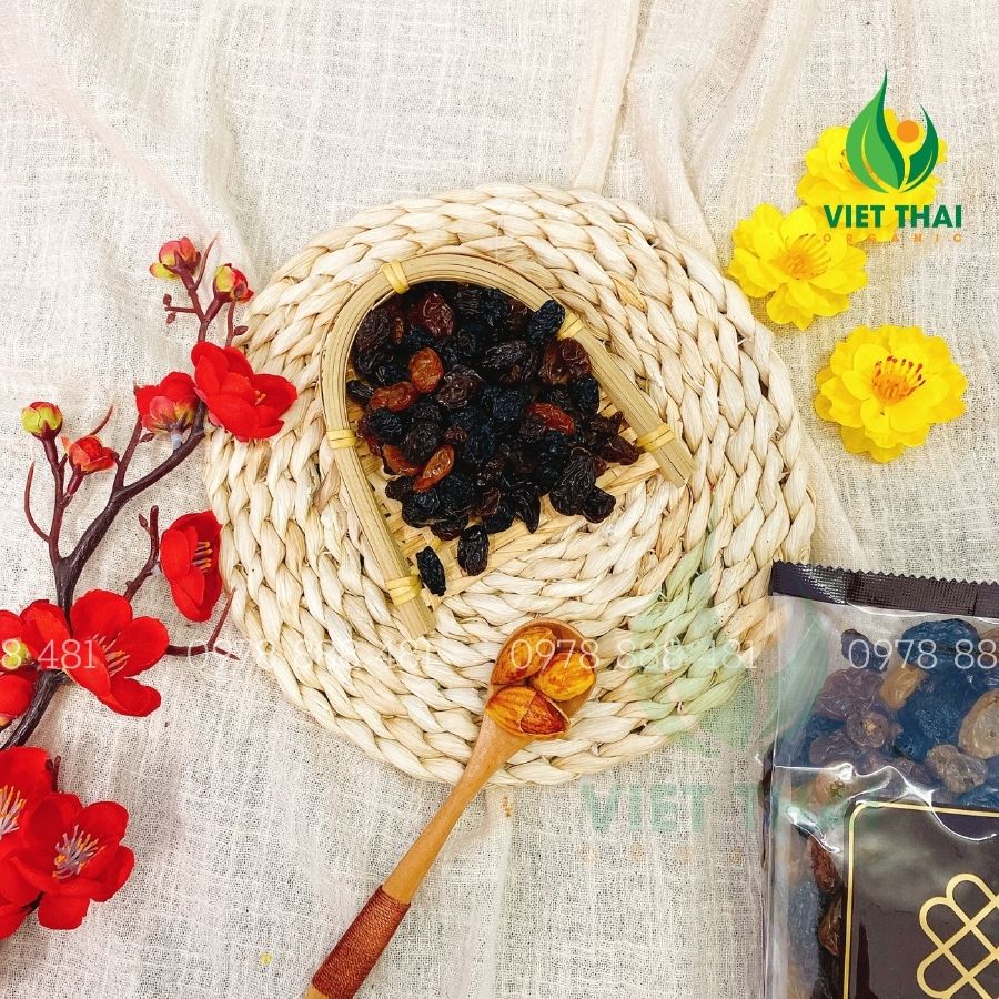 Nho khô Úc Mourad's Mix 3 loại ( 500Gr ) Chua Ngọt ngon loại 1 - Tốt cho sức khoẻ, tặng quà cực chất lượng