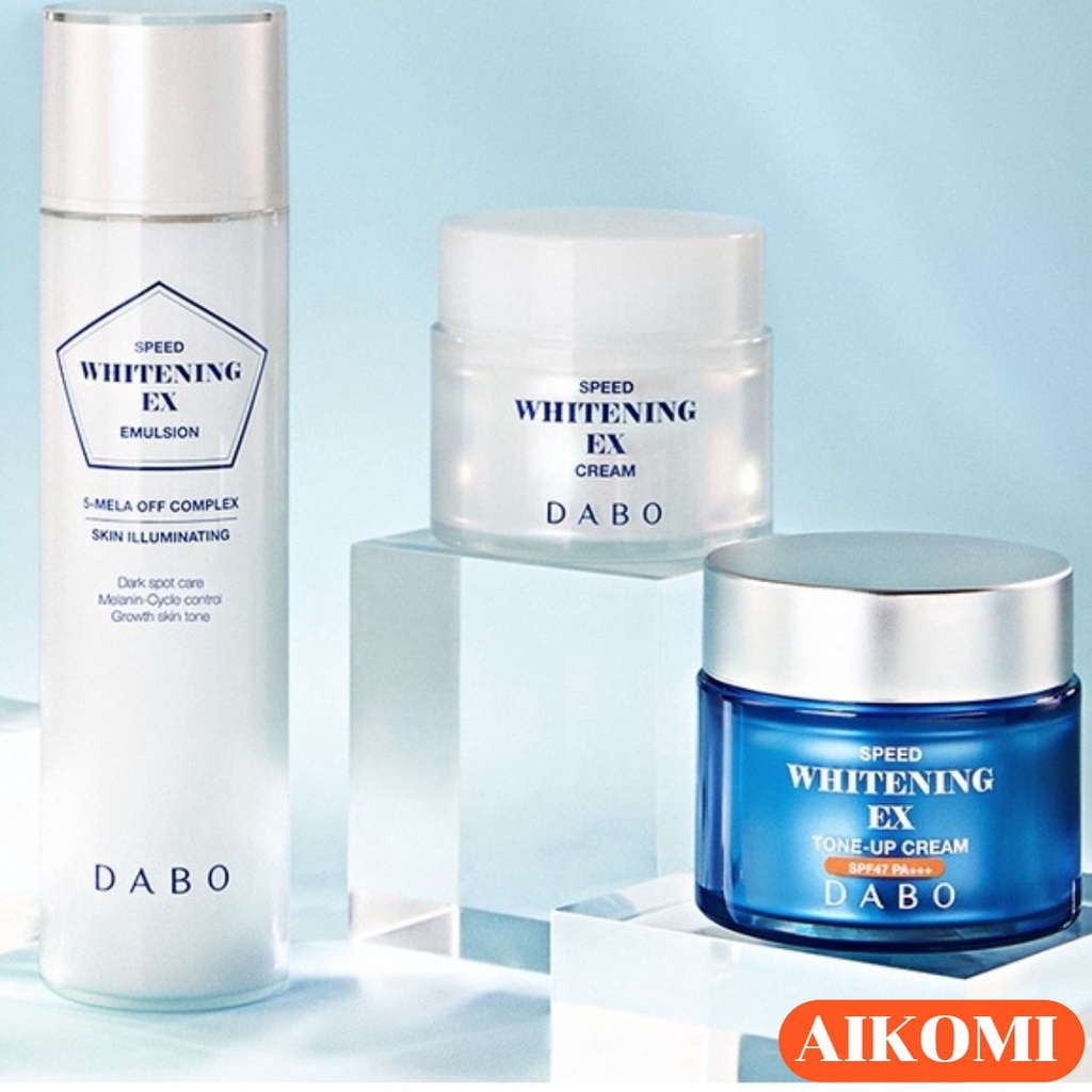 Bộ Dưỡng Trắng Da Mặt nhanh Dabo Hàn quốc - Dabo Speed Whitening Ex Dưỡng trắng da nhanh, làm mờ nếp nhăn, thâm nám