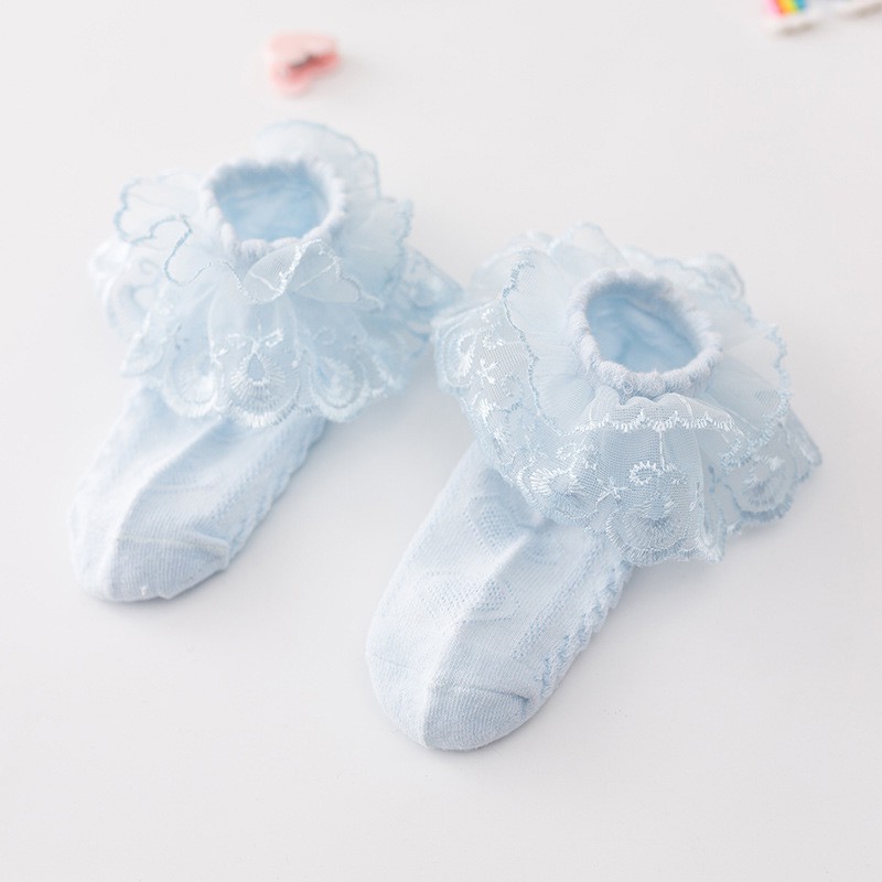Vớ phối ren phong cách công chúa cho bé gái 1-3 tuổi