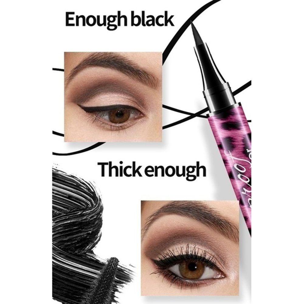 Set Mascara Và Bút Kẻ Mắt 2 Trong 1 Nhanh Khô Lâu Trôi