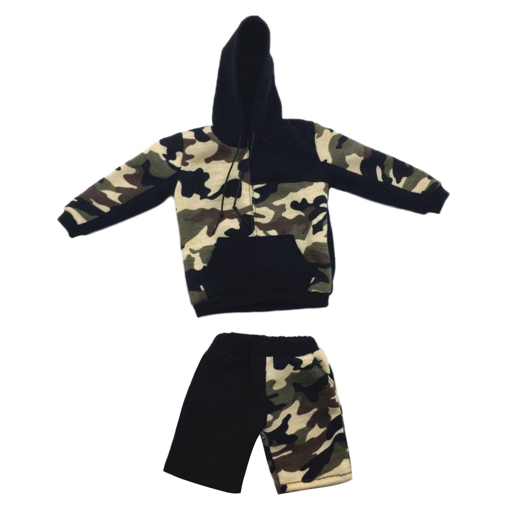 Set áo hoodie và quần dài tỷ lệ 1 / 6 dành cho mô hình nhân vật đồ chơi 12 ' '