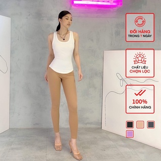 Quần Legging Nữ BUSY Cotton Len Tăm Co Giãn Ôm Sát QLG