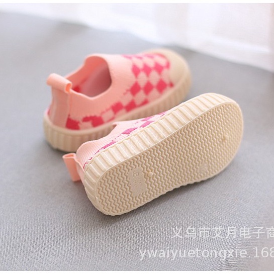 [HCM] Giày Bún Cho Bé Chất liệu Dệt Kim Size Từ 1 - 3 Tuổi _ Siêu Nhẹ, Êm Mềm, Chống trơn trượt