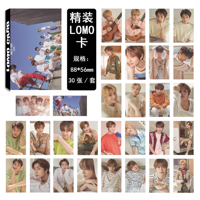 Hộp 30 lomo card hình ảnh nhóm nhạc Hàn Quốc NCT DREAM WAYV NCT127