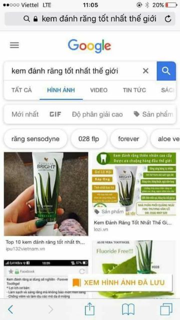 FOLLOW SHOP [GIÁ RẺ ] Kem đánh răng Lô Hội Forever bright | BigBuy360 - bigbuy360.vn