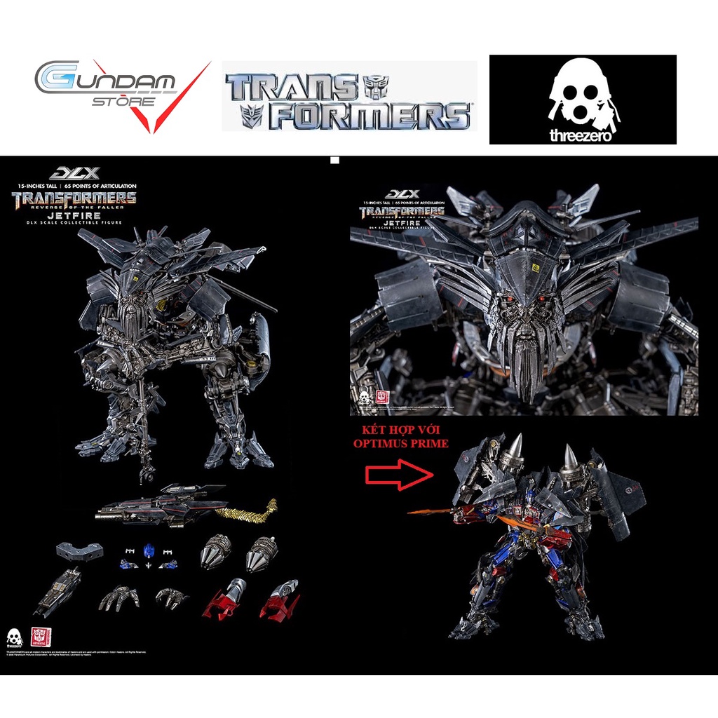 Mô Hình JETFIRE THREEZERO Transformers Movie Revenge Of The Fallen Đồ Chơi Sưu Tập Cao Cấp Robot Biến Hình
