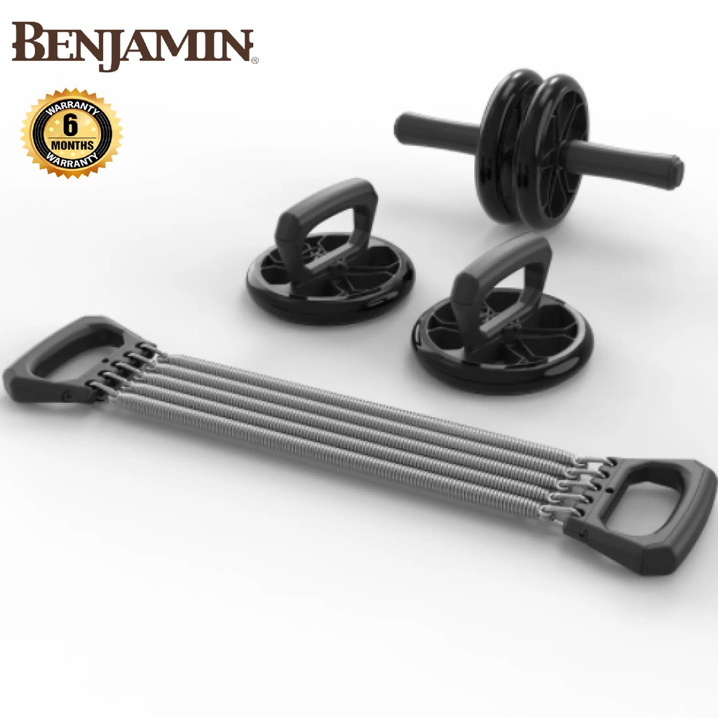 [Độc Quyền Shopee] COMBO Bộ Dụng Cụ Tập GYM Tại Nhà, Con Lăn Tập Bụng, Dụng Cụ Kéo Cơ Tay, Dụng Cụ Hít Đất