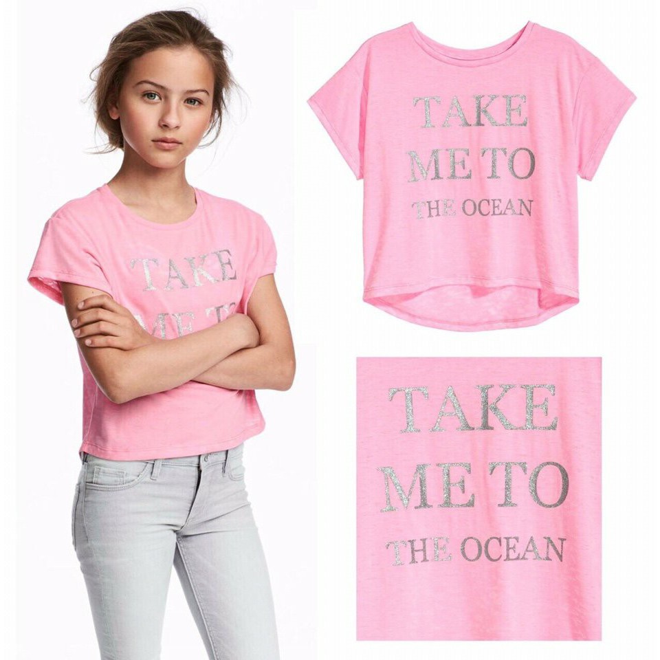 Áo thun bé gái H&M ABG31