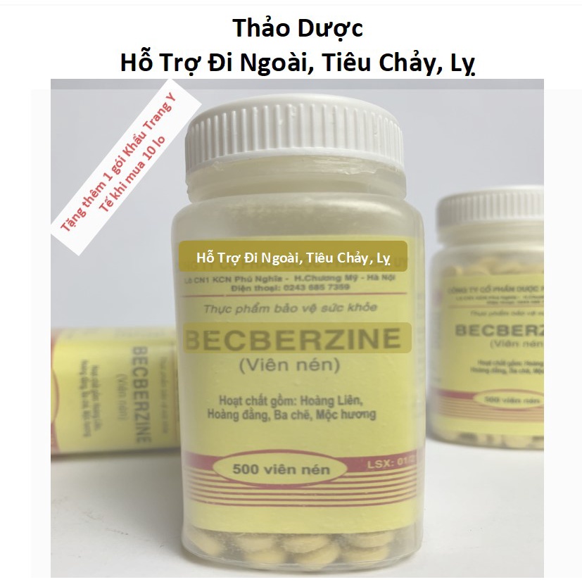 Thảo Dược Hỗ Trợ Đi Ngoài, Tiêu Chảy, Lỵ
