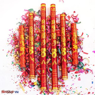Combo 03 Cây Pháo Hoa Giấy Tết Rộn Ràng 30cm
