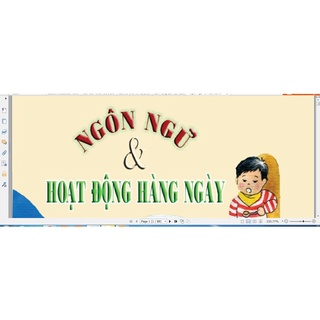 Dạy nói qua hoạt động hàng ngày